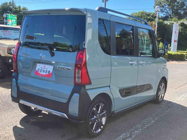 タントファンクロスターボ ナビ・ドラレコ・ETC・バックカメラ付保証 新車保証・まごころ保証 1年間・走行距離無制限付き・7インチナビ・バックカメラ・ドラレコ・ETC装備・LEDヘッドライト装備(東京都)の中古車