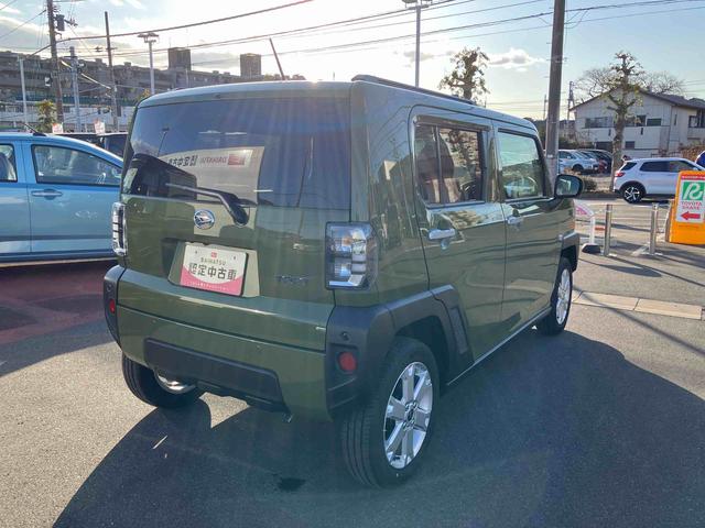 タフトＧガラスルーフ　ルーフレール　１５インチアルミ　ＬＥＤヘッドライト＆フォグランプ　バックカメラ　プッシュボタンスターター　シートヒーター　電動駐車ブレーキ　コーナーセンサー　衝突被害軽減ブレーキ（千葉県）の中古車