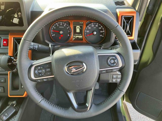 タフトＧガラスルーフ　ルーフレール　１５インチアルミ　ＬＥＤヘッドライト＆フォグランプ　バックカメラ　プッシュボタンスターター　シートヒーター　電動駐車ブレーキ　コーナーセンサー　衝突被害軽減ブレーキ（千葉県）の中古車