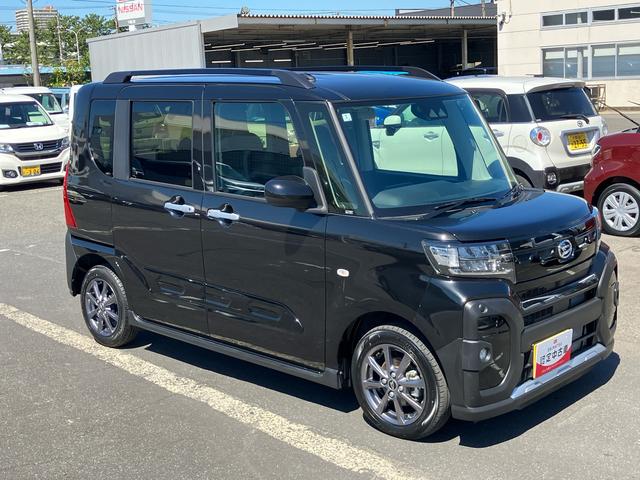 タントファンクロスルーフレール　バックカメラ　両側電動スライドドア　シートヒーター　電動駐車ブレーキ　ＬＥＤヘッドライト＆フォグランプ　オートライト　上下２段調節式デッキボード　コーナーセンサー　衝突被害軽減ブレーキ（千葉県）の中古車