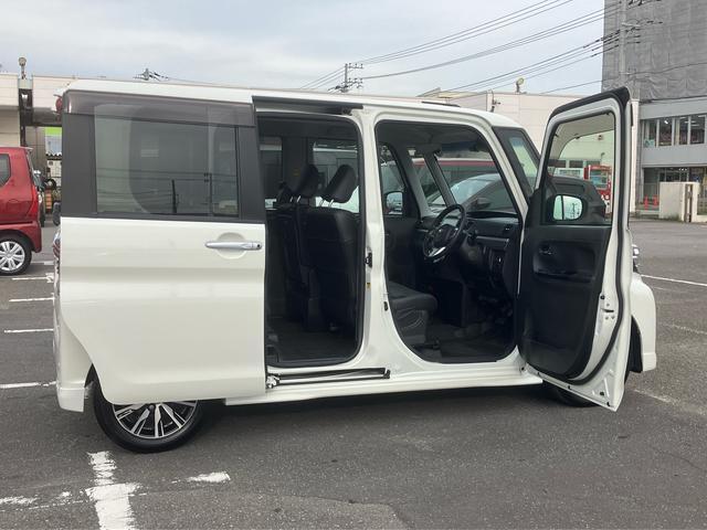 タントカスタムＸ　トップエディションリミテッドＳＡIII８型ナビ／ＢＴ／ＴＶ／ＣＤ／ＤＶＤ／全周囲カメラ　後席モニター　前方ドラレコ　ＥＴＣ　両側パワスラ　ＬＥＤヘッドライト＆フォグランプ　１４インチアルミ　運転席シートヒーター　衝突被害軽減ブレーキ（千葉県）の中古車