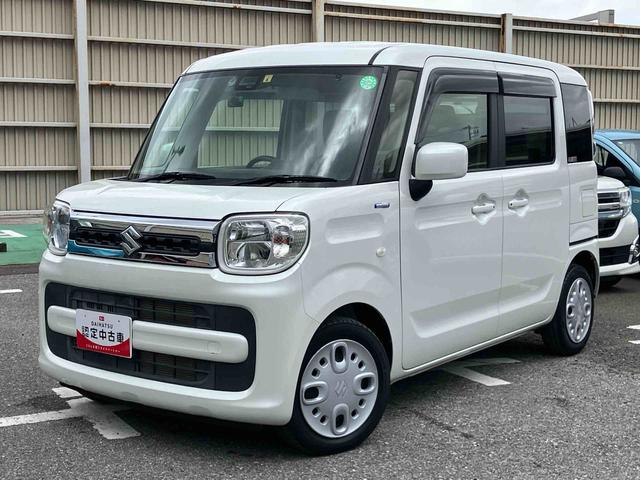 スペーシア車いす移動車ＨＹＢＲＩＤ−Ｘ　リアシート付き福祉車両　車いす用電動ウインチ　ナビ／ＢＴ／ＣＤ／ＤＶＤ／Ｂカメラ　前後ドラレコ　片側パワスラ　ＬＥＤライト　リヤサーキュレーター　運転席シートヒーター　プッシュボタンスタート　衝突被害軽減ブレーキ（千葉県）の中古車