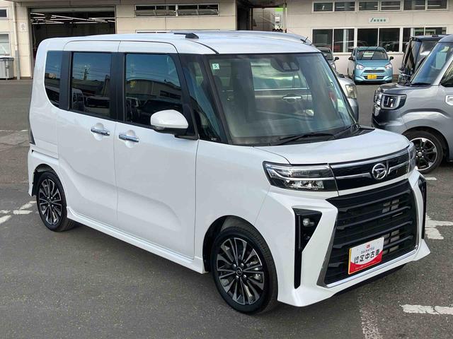 タントカスタムＲＳターボエンジン　１５インチアルミ　バックカメラ　両側電動スライドドア　シートヒーター　電動駐車ブレーキ　ＬＥＤライト＆フォグ　上下２段調節式デッキボード　コーナーセンサー　衝突被害軽減ブレーキ（千葉県）の中古車