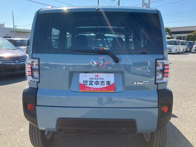 タフトＧガラスルーフ　１５インチアルミ　シートヒーター　ＬＥＤヘッドライト＆フォグランプ　ルーフレール　バックカメラ　電動駐車ブレーキ　オート格納ドアミラー　衝突被害軽減ブレーキ　コーナーセンサー（千葉県）の中古車