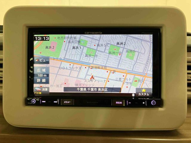 アルトラパンＳパイオニア製フルセグナビ（ブルートゥース対応）／ビルトインＥＴＣ／運転席シートヒーター／プッシュエンジンスタート／キーフリーシステム／オートライト／チルトステアリング／運転席シートリフター（千葉県）の中古車