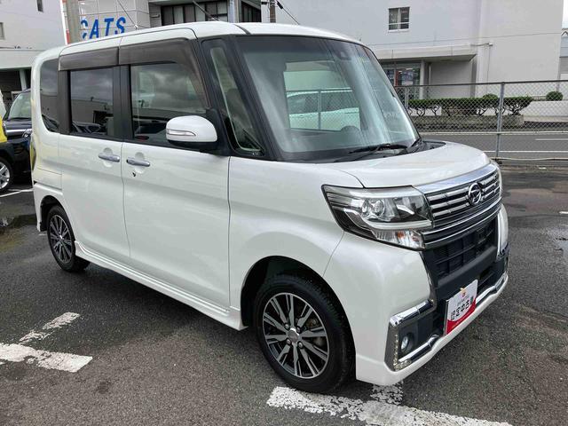 タントカスタムＸ　トップエディションＳＡII４ＷＤ　助手席側電動スライドドア　ＬＥＤヘッドライト＆フォグランプ　１４インチアルミホイール　バックカメラ／ステアリングスイッチ　プッシュボタンスターター　衝突被害軽減ブレーキ（千葉県）の中古車