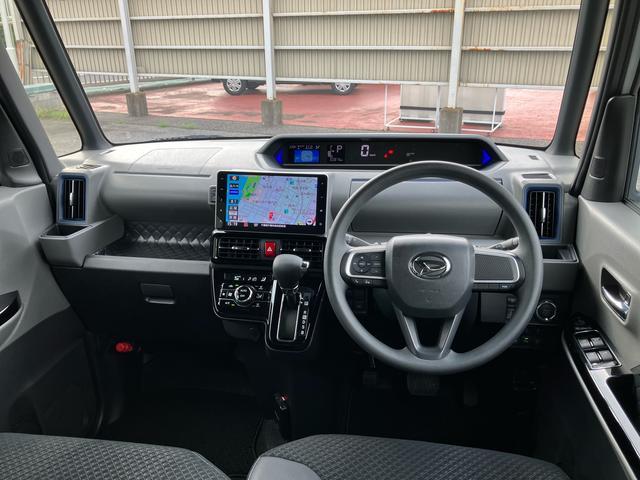 タントカスタムＸセレクション９型ナビ／ＢＴ／ＤＴＶ／ＤＩＳＣ／バックカメラ／ステアリングスイッチ　前後ドラレコ　ＥＴＣ　両側パワスラ　ＬＥＤヘッド＆フォグランプ　１４インチアルミ　シートヒーター　衝突被害軽減ブレーキ（千葉県）の中古車