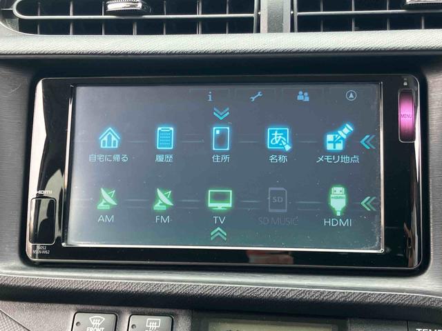 アクアＧトヨタ純正フルセグナビゲーション／ブルートゥース対応／ＨＤＭＩ接続／ＥＴＣ／社外１５インチアルミホイール／チルトステアリング／運転席シートリフター／バニティーミラー付き運転席サンバイザー（千葉県）の中古車