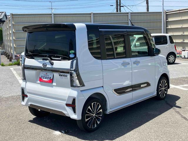 タントカスタムＲＳセレクション　４ＷＤ４ＷＤターボ　ナビ／ＢＴ／ＤＴＶ／ＤＩＳＣ／バックカメラ／ステアスイッチ　ＥＴＣ　サイドガーニッシュ　両側パワスラ　ＬＥＤヘッド＆フォグランプ　１５インチアルミ　シートヒーター　衝突被害軽減ブレーキ（千葉県）の中古車