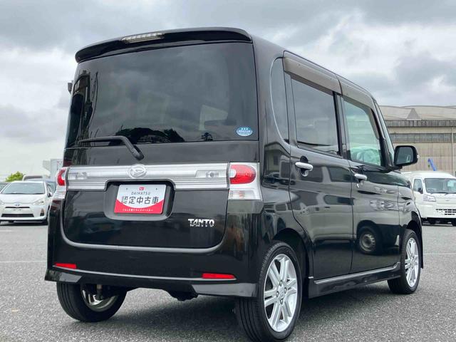 タントカスタムＲＳＡｓ−Ｉｓ車　ターボ車　４ＷＤ　ディスチャージドヘッドランプ　フォグランプ　トップシェードガラス　革巻きステアリング　イルミネーション付オーバーヘッドコンソール　セキュリティーアラーム（千葉県）の中古車