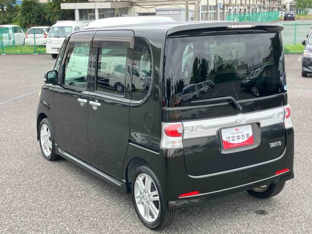 タントカスタムＲＳＡｓ−Ｉｓ車　ターボ車　４ＷＤ　ディスチャージドヘッドランプ　フォグランプ　トップシェードガラス　革巻きステアリング　イルミネーション付オーバーヘッドコンソール　セキュリティーアラーム（千葉県）の中古車