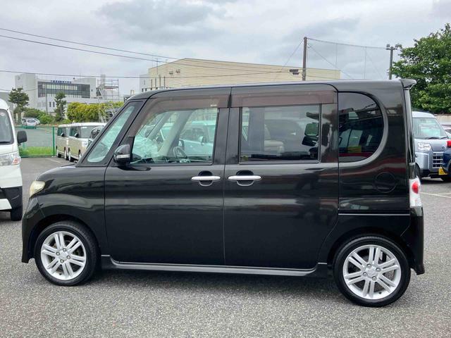 タントカスタムＲＳＡｓ−Ｉｓ車　ターボ車　４ＷＤ　ディスチャージドヘッドランプ　フォグランプ　トップシェードガラス　革巻きステアリング　イルミネーション付オーバーヘッドコンソール　セキュリティーアラーム（千葉県）の中古車
