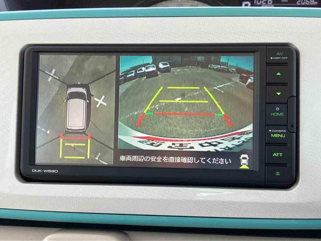 ムーヴキャンバスＧメイクアップＶＳ　ＳＡIII　４ＷＤ４ＷＤ　ＣＤ＆ＤＶＤチューナー／ＢＴ／全周囲カメラ／ステアリングスイッチ　ＥＴＣ　両側パワスラ　ＬＥＤヘッドライト＆フォグランプ　クリアテールランプ　メッキモール　置きラクＢＯＸ　衝突被害軽減ブレーキ（千葉県）の中古車