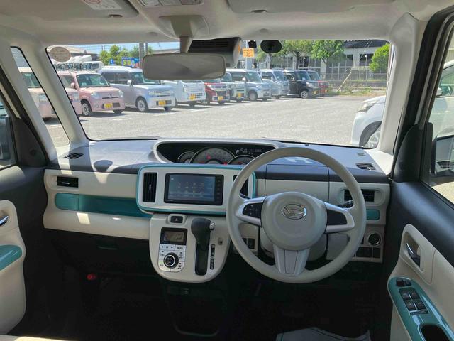 ムーヴキャンバスＧメイクアップＶＳ　ＳＡIII　４ＷＤ４ＷＤ　ＣＤ＆ＤＶＤチューナー／ＢＴ／全周囲カメラ／ステアリングスイッチ　ＥＴＣ　両側パワスラ　ＬＥＤヘッドライト＆フォグランプ　クリアテールランプ　メッキモール　置きラクＢＯＸ　衝突被害軽減ブレーキ（千葉県）の中古車
