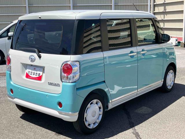 ムーヴキャンバスＧメイクアップＶＳ　ＳＡIII　４ＷＤ４ＷＤ　ＣＤ＆ＤＶＤチューナー／ＢＴ／全周囲カメラ／ステアリングスイッチ　ＥＴＣ　両側パワスラ　ＬＥＤヘッドライト＆フォグランプ　クリアテールランプ　メッキモール　置きラクＢＯＸ　衝突被害軽減ブレーキ（千葉県）の中古車