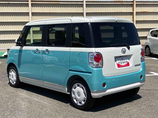 ムーヴキャンバスＧメイクアップＶＳ　ＳＡIII　４ＷＤ４ＷＤ　ＣＤ＆ＤＶＤチューナー／ＢＴ／全周囲カメラ／ステアリングスイッチ　ＥＴＣ　両側パワスラ　ＬＥＤヘッドライト＆フォグランプ　クリアテールランプ　メッキモール　置きラクＢＯＸ　衝突被害軽減ブレーキ（千葉県）の中古車
