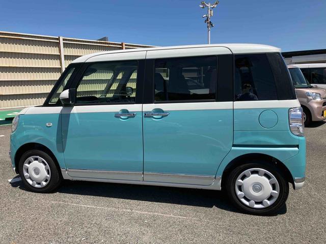 ムーヴキャンバスＧメイクアップＶＳ　ＳＡIII　４ＷＤ４ＷＤ　ＣＤ＆ＤＶＤチューナー／ＢＴ／全周囲カメラ／ステアリングスイッチ　ＥＴＣ　両側パワスラ　ＬＥＤヘッドライト＆フォグランプ　クリアテールランプ　メッキモール　置きラクＢＯＸ　衝突被害軽減ブレーキ（千葉県）の中古車