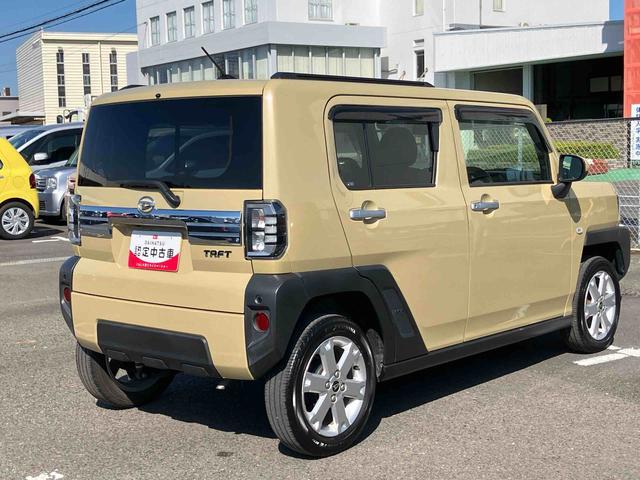 タフトＧナビ／ＢＴ／ＤＴＶ／ＤＩＳＣ／バックカメラ／ステアスイッチ　前後ドラレコ　ＥＴＣ　ガラスルーフ　ルーフレール　１５インチアルミ　シートヒーター　ＬＥＤヘッド＆フォグランプ　衝突被害軽減ブレーキ（千葉県）の中古車