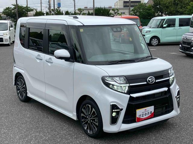 タントカスタムＲＳセレクション衝突回避支援ブレーキ・キーフリー・ナビ・全周囲モニター・両側パワースライドドア・オートエアコン・オートライト・運転席助手席シートヒーター・ＬＥＤヘッドランプ・（千葉県）の中古車