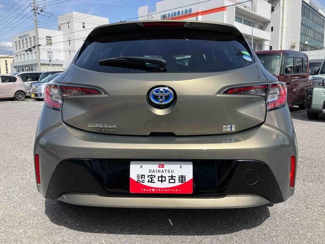 カローラスポーツハイブリッドＧ９型ナビ／ＢＴ／ＤＴＶ／ＤＩＳＣ／バックカメラ／ステアリングスイッチ　前ドラレコ　ＥＴＣ２．０　ＬＥＤヘッドライト　１６インチアルミ　電動駐車ブレーキ　クルコン　衝突被害軽減ブレーキ（千葉県）の中古車