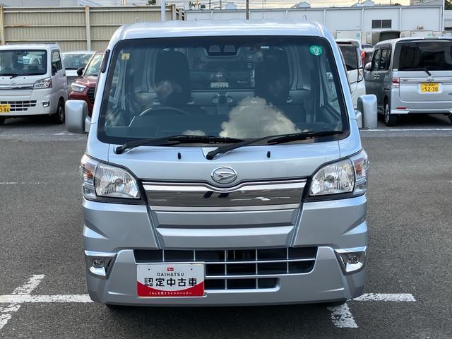 ハイゼットトラックエクストラＳＡIIIｔ　４ＷＤ４ＷＤ　ナビ／ＢＴ／ＤＴＶ／ＣＤ／ＤＶＤ　前後ドラレコ　ＥＴＣ　ＬＥＤフォグランプ　リヤ４枚リーフスプリング　荷台灯　テールゲートチェーン　パワーウインドウ　キーレス　衝突被害軽減ブレーキ（千葉県）の中古車