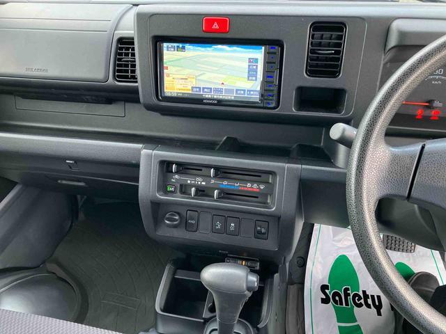 ハイゼットトラックエクストラＳＡIIIｔ　４ＷＤ４ＷＤ　ナビ／ＢＴ／ＤＴＶ／ＣＤ／ＤＶＤ　前後ドラレコ　ＥＴＣ　ＬＥＤフォグランプ　リヤ４枚リーフスプリング　荷台灯　テールゲートチェーン　パワーウインドウ　キーレス　衝突被害軽減ブレーキ（千葉県）の中古車