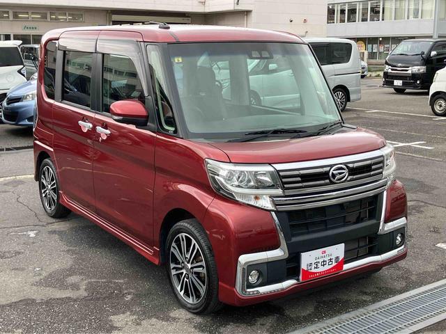 タントカスタムＲＳ　トップエディションリミテッドＳＡIIIターボエンジン　ナビ／ＢＴ／ＤＴＶ／ＤＩＳＣ／全周囲カメラ／ステアスイッチ　前ドラレコ　ＥＴＣ　両側パワスラ　ＬＥＤヘッド＆フォグランプ　１５インチアルミ　プッシュボタンスタート　衝突被害軽減ブレーキ（千葉県）の中古車