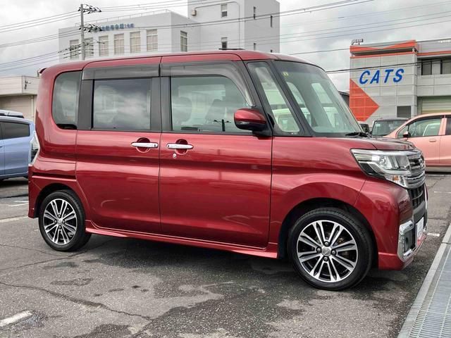 タントカスタムＲＳ　トップエディションリミテッドＳＡIIIターボエンジン　ナビ／ＢＴ／ＤＴＶ／ＤＩＳＣ／全周囲カメラ／ステアスイッチ　前ドラレコ　ＥＴＣ　両側パワスラ　ＬＥＤヘッド＆フォグランプ　１５インチアルミ　プッシュボタンスタート　衝突被害軽減ブレーキ（千葉県）の中古車