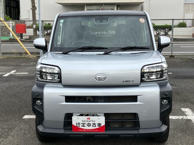 タフトＧターボナビ／ＢＴ／ＤＴＶ／ＤＩＳＣ／バックカメラ／ステアリングスイッチ　前後ドラレコ　ＥＴＣ　ガラスルーフ　ルーフレール　１５インチアルミ　シートヒーター　ＬＥＤヘッド＆フォグランプ　衝突被害軽減ブレーキ（千葉県）の中古車