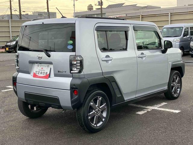 タフトＧターボナビ／ＢＴ／ＤＴＶ／ＤＩＳＣ／バックカメラ／ステアリングスイッチ　前後ドラレコ　ＥＴＣ　ガラスルーフ　ルーフレール　１５インチアルミ　シートヒーター　ＬＥＤヘッド＆フォグランプ　衝突被害軽減ブレーキ（千葉県）の中古車
