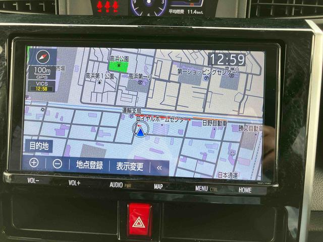 タンクカスタムＧ−Ｔターボ　９型ナビ／ＢＴ／ＤＴＶ／ＤＩＳＣ／バックカメラ／ステアスイッチ　前ドラレコ　ＥＴＣ　フロント＆リヤ上下スポイラー　両側パワスラ　１５インチアルミ　ＬＥＤヘッド＆フォグランプ　シートヒーター（千葉県）の中古車