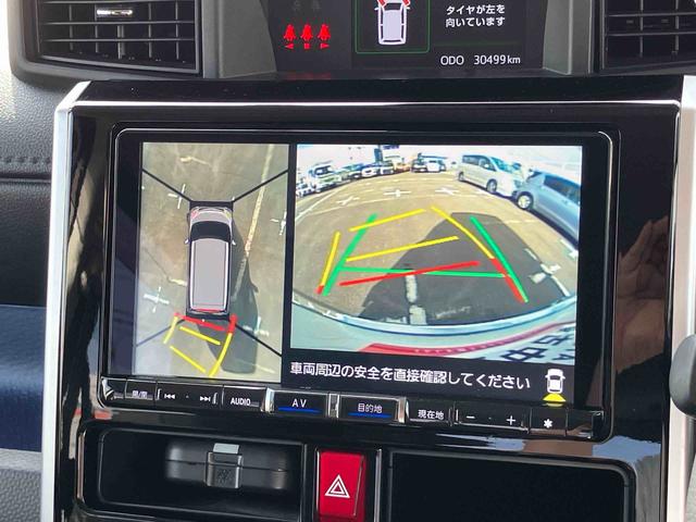 トールカスタムＧ　ターボ　ＳＡIII９型ナビ／ＢＴ／ＤＴＶ／ＤＩＳＣ／全周囲カメラ／ステアリングスイッチ　前後ドラレコ　ＥＴＣ　両側パワスラ　ＬＥＤヘッド＆フォグランプ　１５インチアルミ　シートヒーター　クルコン　衝突被害軽減ブレーキ（千葉県）の中古車