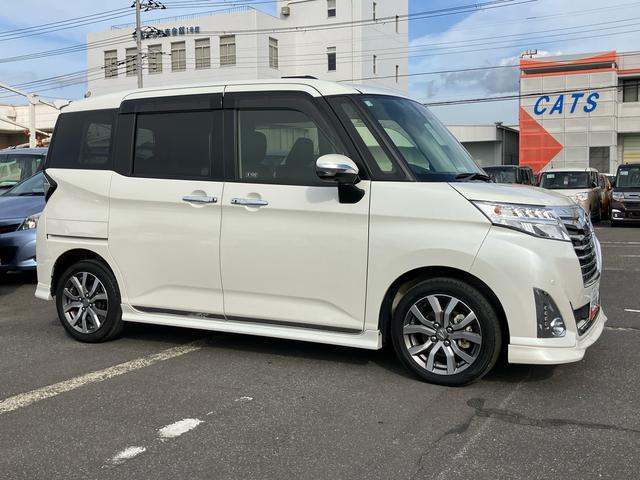 トールカスタムＧ　ターボ　ＳＡIII９型ナビ／ＢＴ／ＤＴＶ／ＤＩＳＣ／全周囲カメラ／ステアリングスイッチ　前後ドラレコ　ＥＴＣ　両側パワスラ　ＬＥＤヘッド＆フォグランプ　１５インチアルミ　シートヒーター　クルコン　衝突被害軽減ブレーキ（千葉県）の中古車