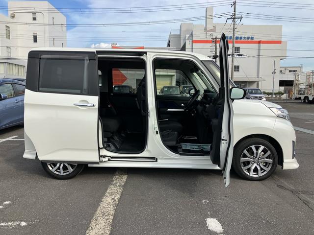 トールカスタムＧ　ターボ　ＳＡIII９型ナビ／ＢＴ／ＤＴＶ／ＤＩＳＣ／全周囲カメラ／ステアリングスイッチ　前後ドラレコ　ＥＴＣ　両側パワスラ　ＬＥＤヘッド＆フォグランプ　１５インチアルミ　シートヒーター　クルコン　衝突被害軽減ブレーキ（千葉県）の中古車