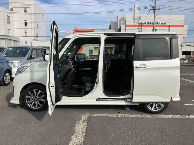 トールカスタムＧ　ターボ　ＳＡIII９型ナビ／ＢＴ／ＤＴＶ／ＤＩＳＣ／全周囲カメラ／ステアリングスイッチ　前後ドラレコ　ＥＴＣ　両側パワスラ　ＬＥＤヘッド＆フォグランプ　１５インチアルミ　シートヒーター　クルコン　衝突被害軽減ブレーキ（千葉県）の中古車