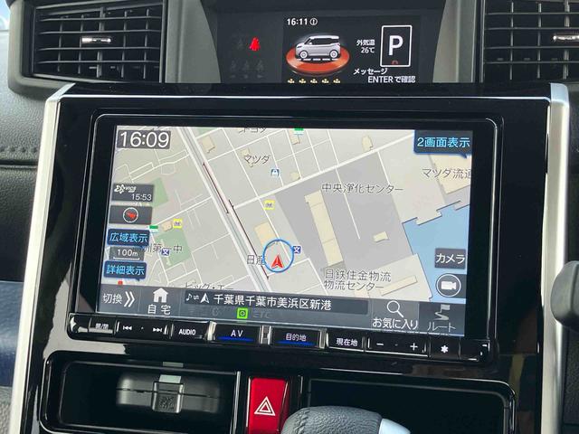 トールカスタムＧ　ターボ　ＳＡIII９型ナビ／ＢＴ／ＤＴＶ／ＤＩＳＣ／全周囲カメラ／ステアリングスイッチ　前後ドラレコ　ＥＴＣ　両側パワスラ　ＬＥＤヘッド＆フォグランプ　１５インチアルミ　シートヒーター　クルコン　衝突被害軽減ブレーキ（千葉県）の中古車