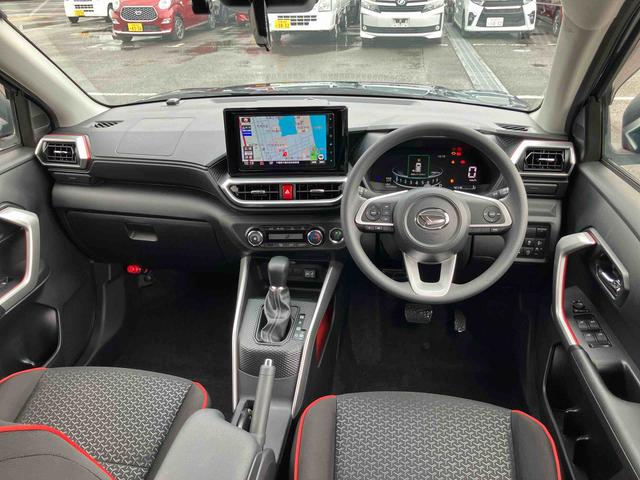 ロッキーＸターボ　９型ナビ／ＢＴ／ＤＴＶ／ＤＩＳＣ／バックカメラ／ステアリングスイッチ　前後ドラレコ　ＥＴＣ　ＬＥＤヘッドライト　１６インチアルミホイール　プッシュボタンスターター　衝突被害軽減ブレーキ（千葉県）の中古車