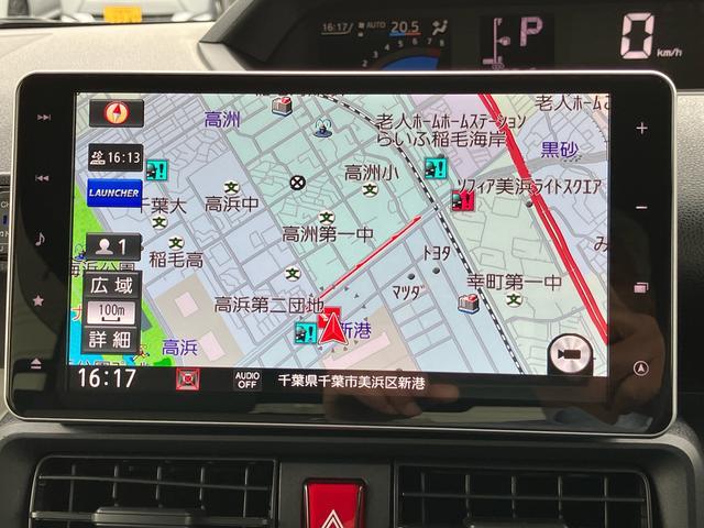 タントＸ９型ナビ／ＢＴ／ＤＴＶ／ＤＩＳＣ／バックカメラ／ステアリングスイッチ　前後ドラレコ　ＥＴＣ　左側電動スライドドア　シートヒーター　ＬＥＤヘッドライト　コーナーセンサー　衝突被害軽減ブレーキ（千葉県）の中古車