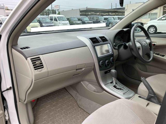 カローラアクシオＸ純正ＳＤナビ／ＴＶ／ＣＤ　ＥＴＣ　電動格納ドアミラー　キーレスエントリー　ＣＶＴ　ＡＢＳ　デュアルエアバッグ（千葉県）の中古車
