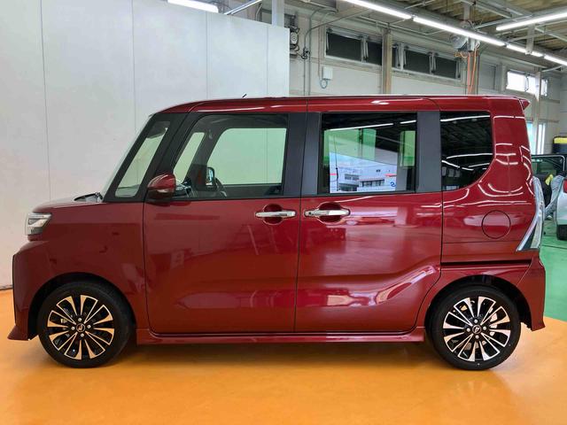 タントカスタムＲＳ　エコアイドル非装着車衝突被害軽減ブレーキ　誤発進抑制制御機能　ホールド機能付き電動パーキングブレーキ　前後コーナーセンサー　オートライト　オートハイビーム　前席シートヒータ−　両側電動スライドドア　ミラクルオープンドア（千葉県）の中古車
