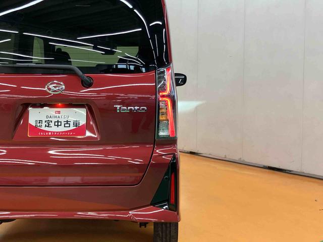 タントカスタムＲＳ　エコアイドル非装着車衝突被害軽減ブレーキ　誤発進抑制制御機能　ホールド機能付き電動パーキングブレーキ　前後コーナーセンサー　オートライト　オートハイビーム　前席シートヒータ−　両側電動スライドドア　ミラクルオープンドア（千葉県）の中古車