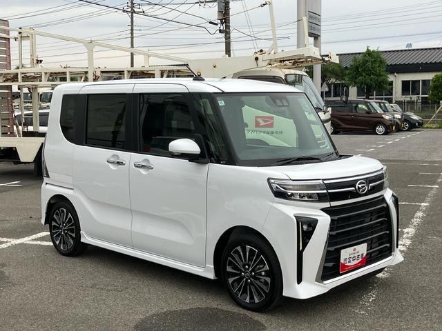 タントカスタムＲＳ　エコアイドル非装着車エコアイドル非装着車　ターボ　１５インチアルミ　バックカメラ　両側パワスラ　シートヒーター　電動駐車ブレーキ　ＬＥＤライト＆フォグ　上下２段調節式デッキボード　コーナーセンサー　衝突被害軽減ブレーキ（千葉県）の中古車