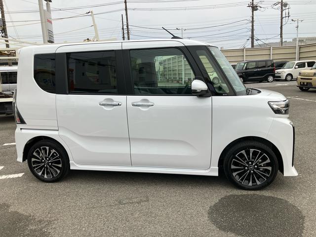 タントカスタムＲＳ　エコアイドル非装着車エコアイドル非装着車　ターボ　１５インチアルミ　バックカメラ　両側パワスラ　シートヒーター　電動駐車ブレーキ　ＬＥＤライト＆フォグ　上下２段調節式デッキボード　コーナーセンサー　衝突被害軽減ブレーキ（千葉県）の中古車