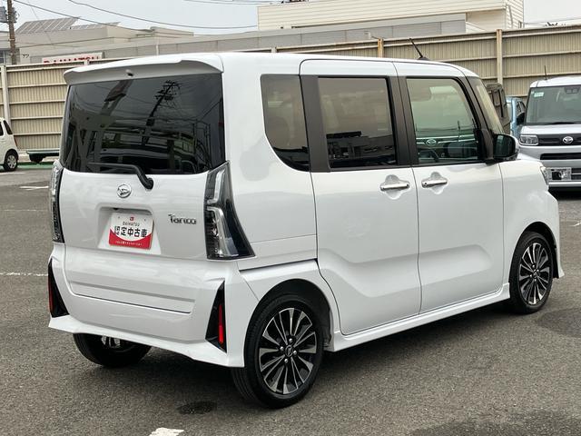 タントカスタムＲＳ　エコアイドル非装着車エコアイドル非装着車　ターボ　１５インチアルミ　バックカメラ　両側パワスラ　シートヒーター　電動駐車ブレーキ　ＬＥＤライト＆フォグ　上下２段調節式デッキボード　コーナーセンサー　衝突被害軽減ブレーキ（千葉県）の中古車