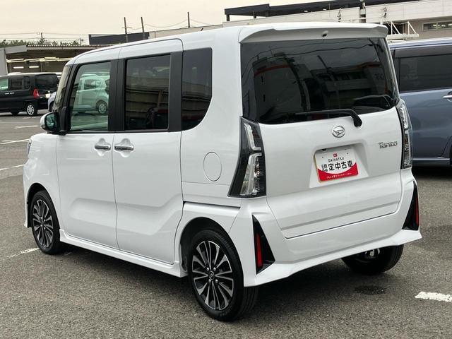 タントカスタムＲＳ　エコアイドル非装着車エコアイドル非装着車　ターボ　１５インチアルミ　バックカメラ　両側パワスラ　シートヒーター　電動駐車ブレーキ　ＬＥＤライト＆フォグ　上下２段調節式デッキボード　コーナーセンサー　衝突被害軽減ブレーキ（千葉県）の中古車