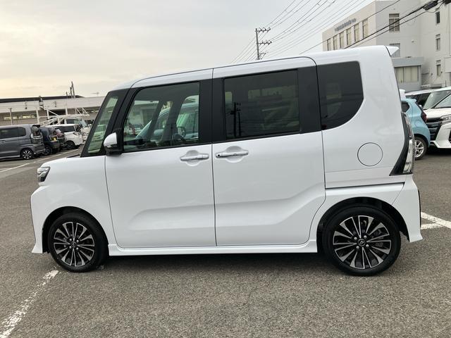 タントカスタムＲＳ　エコアイドル非装着車エコアイドル非装着車　ターボ　１５インチアルミ　バックカメラ　両側パワスラ　シートヒーター　電動駐車ブレーキ　ＬＥＤライト＆フォグ　上下２段調節式デッキボード　コーナーセンサー　衝突被害軽減ブレーキ（千葉県）の中古車