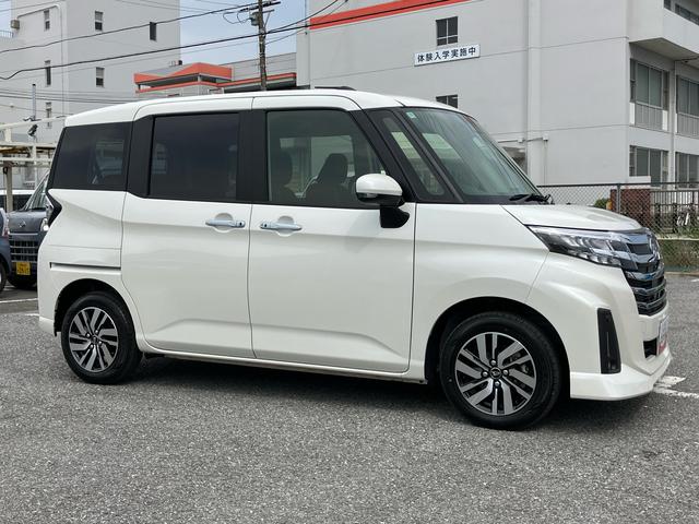 トールカスタムＧバックカメラ（アップグレードパック）　　ＬＥＤヘッド＆フォグランプ　自動追従クルコン　１４インチアルミ　両側パワスラ　電動駐車ブレーキ　プッシュボタンスタート　コーナーセンサー　衝突被害軽減ブレーキ（千葉県）の中古車