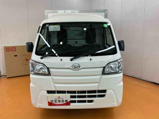 ハイゼットトラックカラーアルミ中温冷凍車 片側スライドドアキー付き埋込みロックロッド式バックドア キー付きワンタッチ引込式スライド左サイドドア LED庫内灯 庫内警報ブザー 解除機能付バックドア90度開きストッパー ドレンホース付水抜き穴(千葉県)の中古車