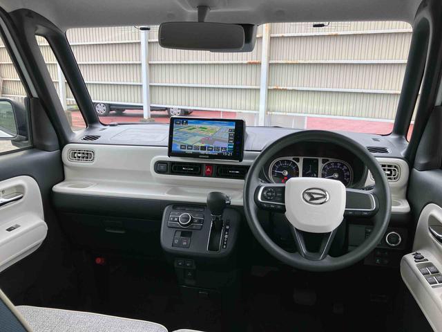 ムーヴキャンバスストライプスG9型ナビ/BT/DTV/DISC/全周囲カメラ/ステアスイッチ 両側パワスラ LEDヘッド&フォグランプ シートヒーター 保温カップホルダー 電動駐車ブレーキ コーナーセンサー 衝突被害軽減ブレーキ(千葉県)の中古車