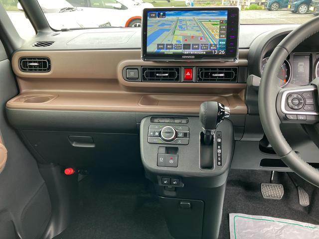 ムーヴキャンバスセオリーＧ９型ナビ／ＢＴ／ＤＴＶ／ＤＩＳＣ／バックカメラ／ステアリングスイッチ　両側パワスラ　ＬＥＤヘッド＆フォグランプ　シートヒーター　保温カップホルダー　電動駐車ブレーキ　衝突被害軽減ブレーキ（千葉県）の中古車